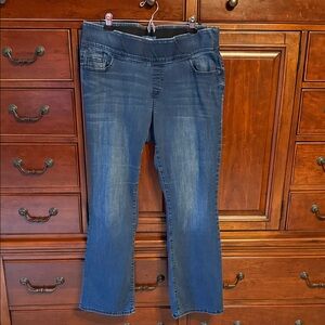 Old Navy Rockstar Dark Blue Boot Cut Jeans, size 20 plus